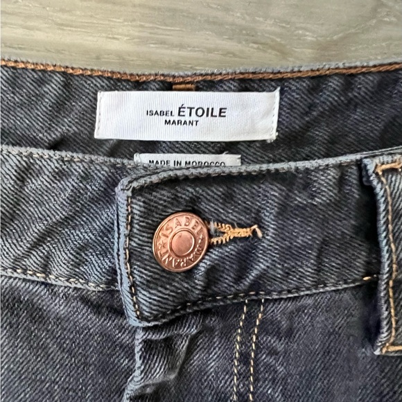 - Isabel Etoile Marant Black Denim Skirt - size 40 French - Picture 4 of 6